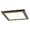 Access Lighting Boxer, LED Flush Mount, Brushed Steel Finish, Acrylic Lens Acrylic 20814LEDD-BS/ACR - alternate 2